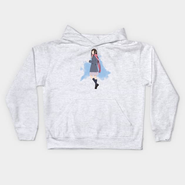 Noragami Minimalist (Hiyori) Kids Hoodie by DanMcG2018